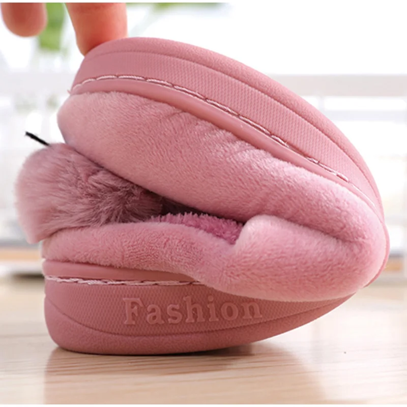 Cartoon Cat Soft Warm Plush Slippers