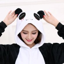 Panda Cartoon Kigurumi Onesie Pajama Jumpsuit Panda Cartoon Kigurumi Onesie Pajama Jumpsuit