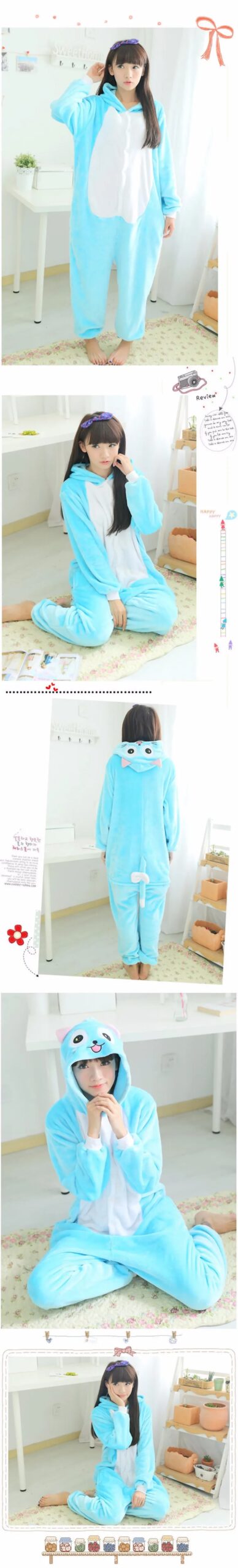 Cute Fairy Tail Cat Pajama Rompers For Teens Cute Fairy Tail Cat Pajama Rompers For Teens