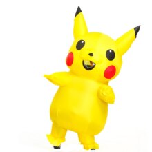 Mascot Lovely Yellow Pikachu Halloween Fancy Party Dress Costume Mascot Lovely Yellow Pikachu Halloween Fancy Party Dress Costume
