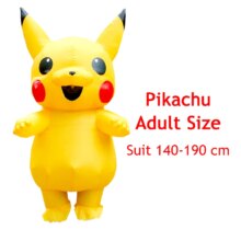 Pokemon Pikachu Anime Cosplay Costume For Adults And Kids Pokemon Pikachu Anime Cosplay Costume For Adults And Kids