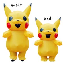 Pokemon Pikachu Anime Cosplay Costume For Adults And Kids Pokemon Pikachu Anime Cosplay Costume For Adults And Kids