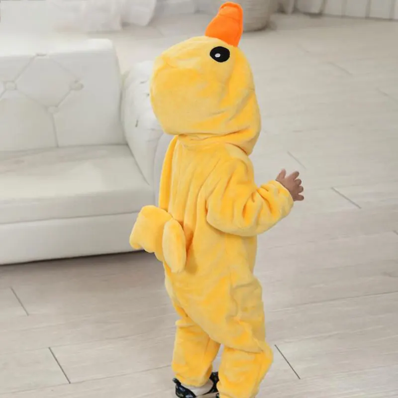 Yellow Duck Kigurumi Onesie Soft Warm Jumpsuit Costume