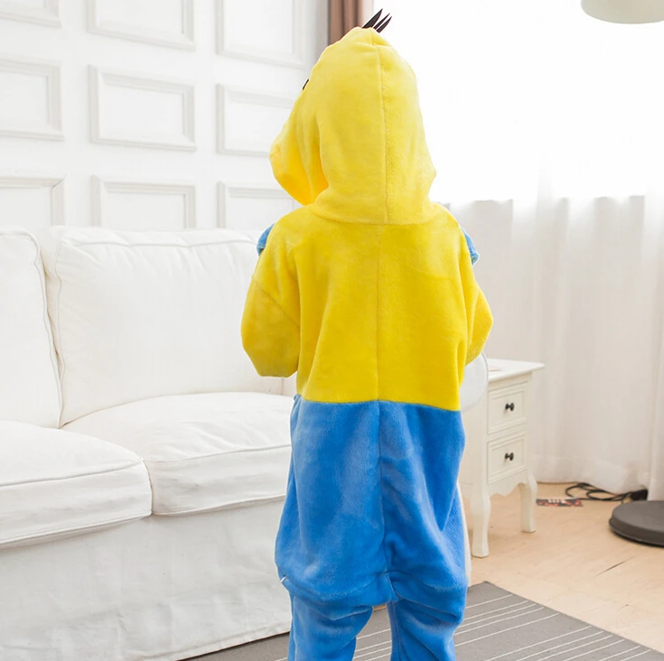 Minion Pajamas Jumpsuits Warm Sleepwear