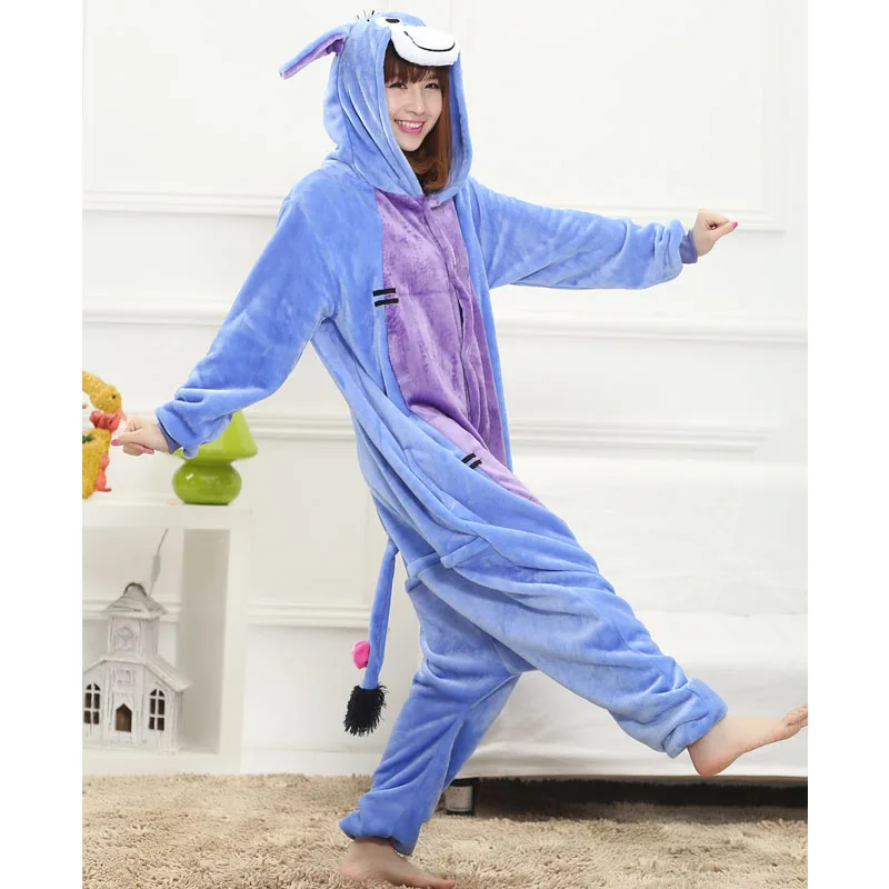 Animal Donkey Kigurumis Onesie Pajamas Soft Warm Sleepwear Animal Donkey Kigurumis Onesie Pajamas Soft Warm Sleepwear