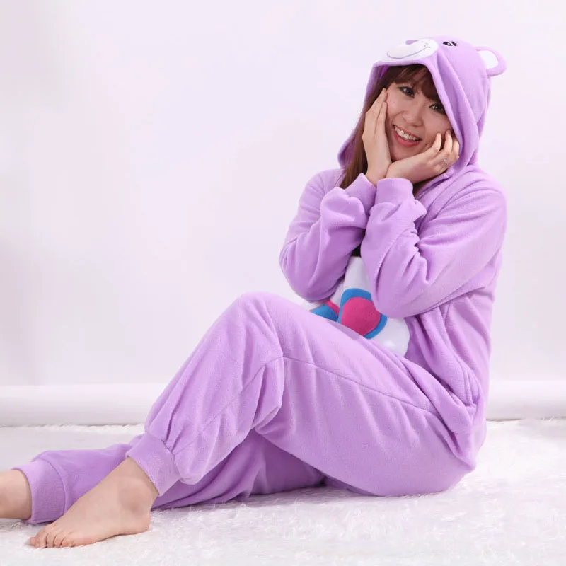Purple Bears Kigurumi Onesie Sleepwear