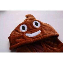 Cartoon Poo Brown Kigurumi Onesie Pajama Sleepwear Costume Cartoon Poo Brown Kigurumi Onesie Pajama Sleepwear Costume