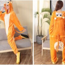 Golden Monkey Kigurumi Onesie Warm Soft Sleep Pajama Golden Monkey Kigurumi Onesie Warm Soft Sleep Pajama
