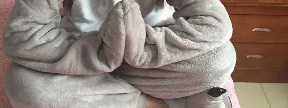 Animal Sea Lion Kigurumi Onesie Warm Soft Pajamas