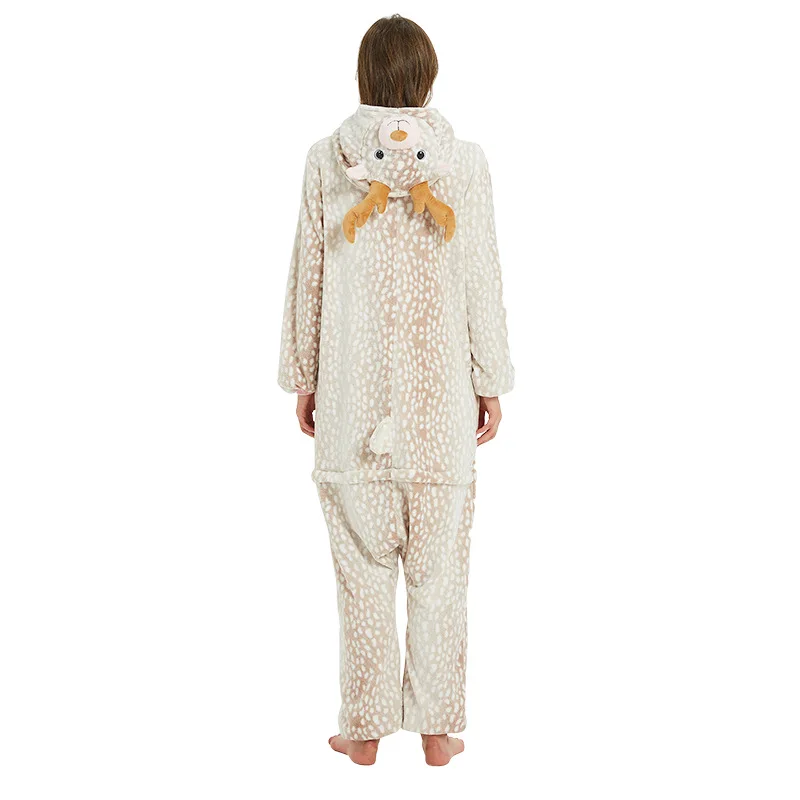 Kigurumis Onesie Animal Elk Deer Pajama Sleepwear