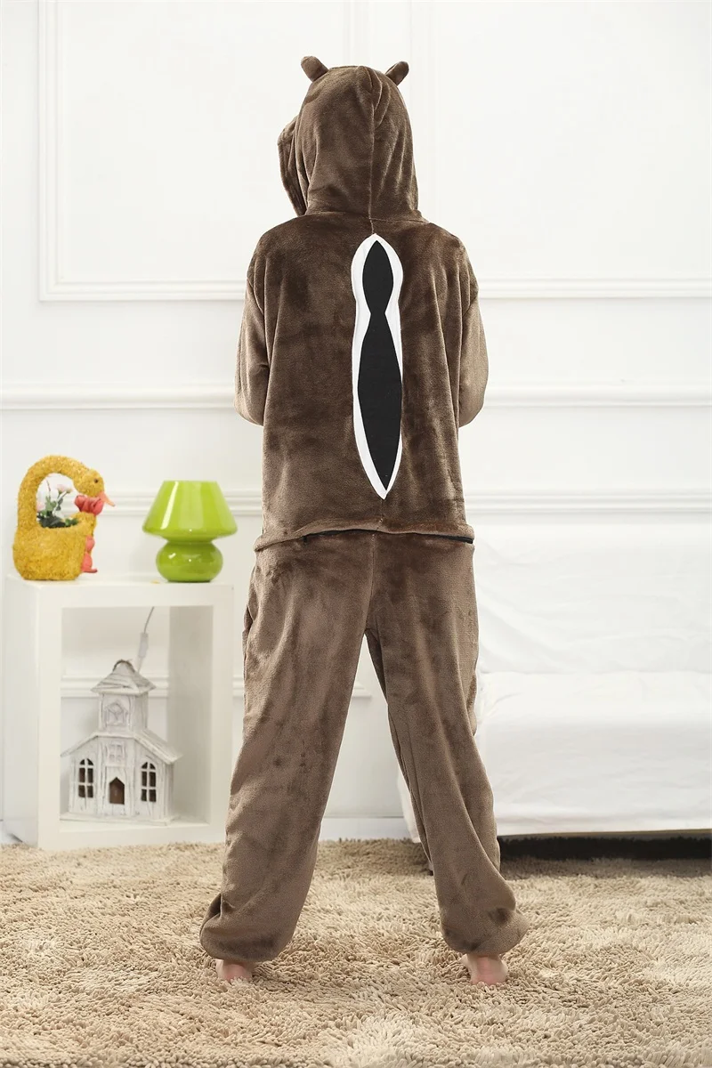 Cartoon Squirrel Casual Pajama Sleepwear