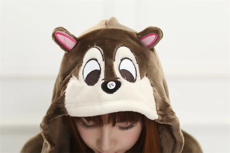 Cartoon Squirrel Casual Pajama Sleepwear