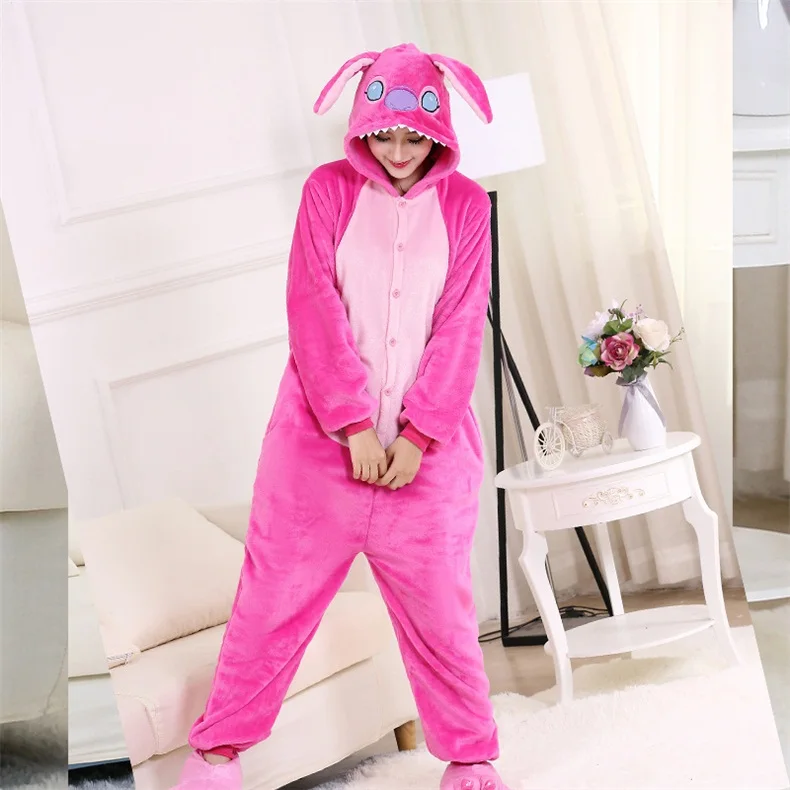 Animal Stitch Kigurumi Onesie Cartoon Pajama Sleepwear