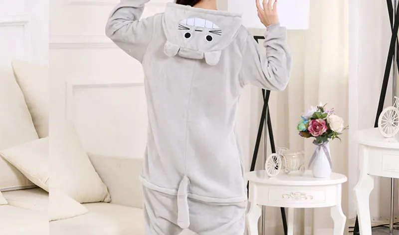 Totoro Cartoon Cat Kigurumi Onesie Pajama Costume