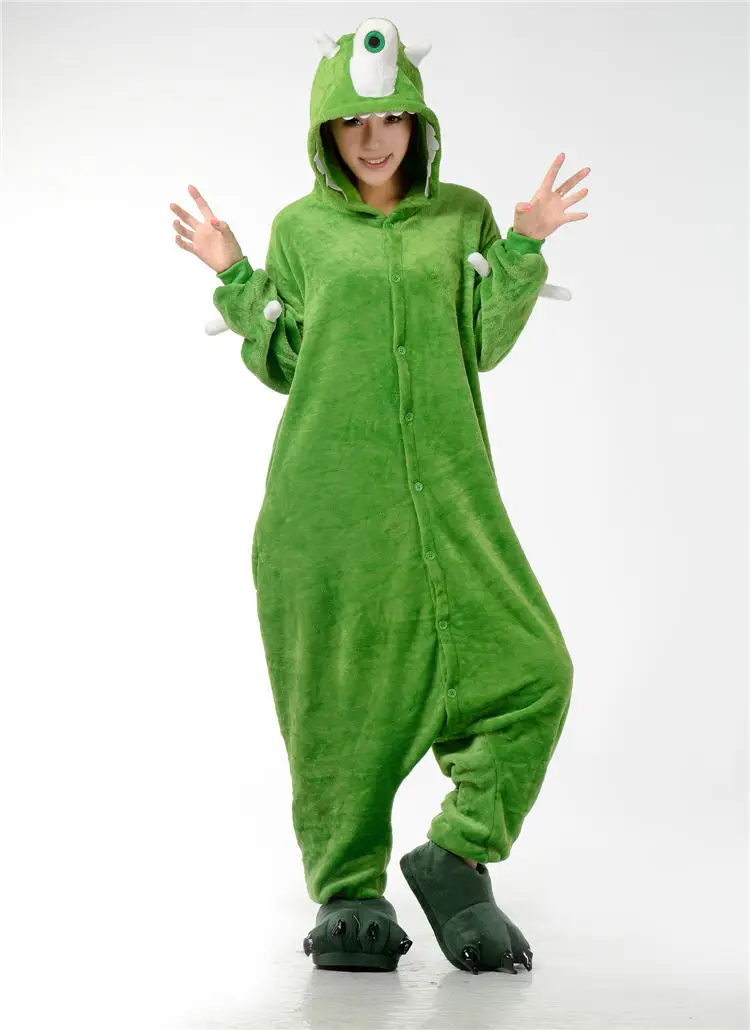 One Eye Monster Mike Cartoon Kigurumi Onesie Pajama Sleep Jumpsuit One Eye Monster Mike Cartoon Kigurumi Onesie Pajama Sleep Jumpsuit