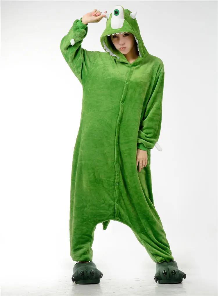One Eye Monster Mike Cartoon Kigurumi Onesie Pajama Sleep Jumpsuit One Eye Monster Mike Cartoon Kigurumi Onesie Pajama Sleep Jumpsuit