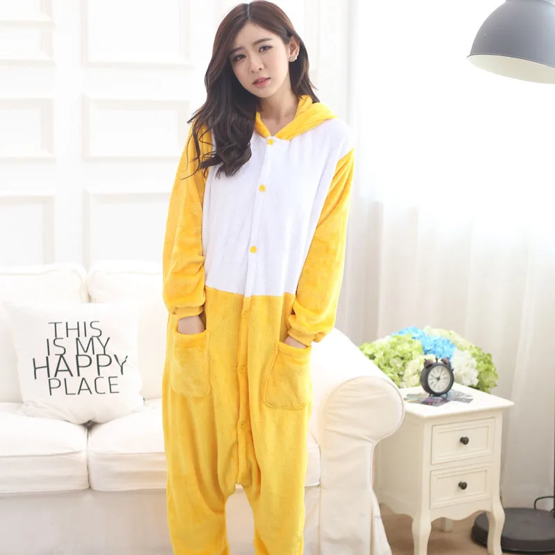 Yellow Duck Kigurumis Onesie Pajama Sleepwear Yellow Duck Kigurumis Onesie Pajama Sleepwear