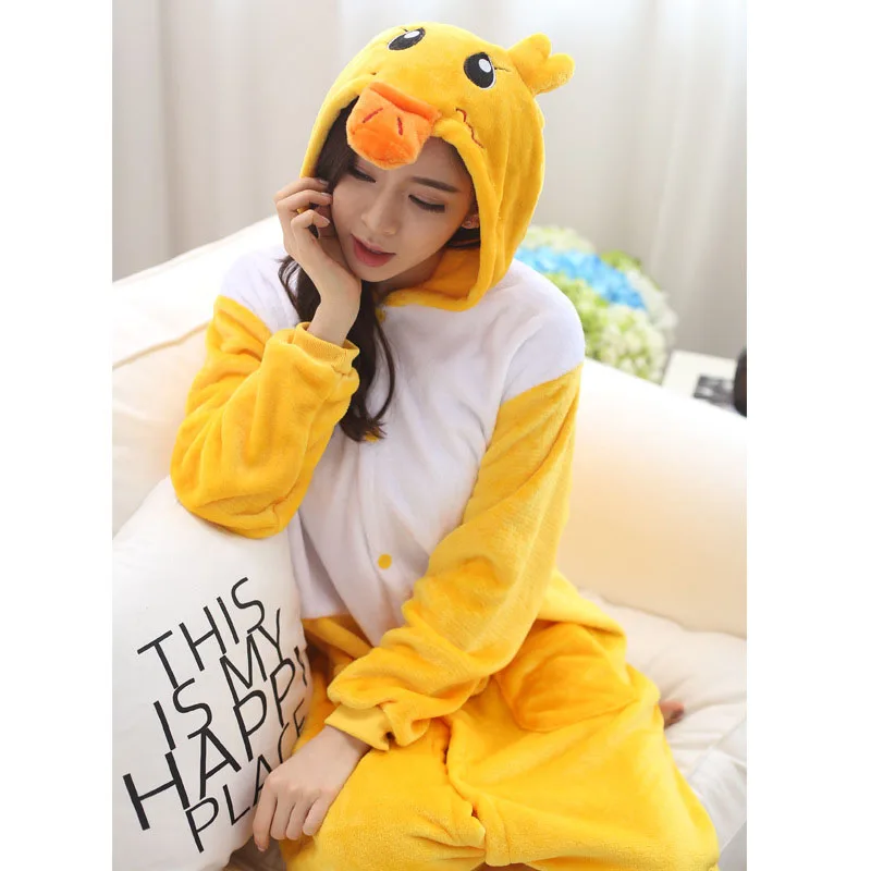 Yellow Duck Kigurumis Onesie Pajama Sleepwear Yellow Duck Kigurumis Onesie Pajama Sleepwear