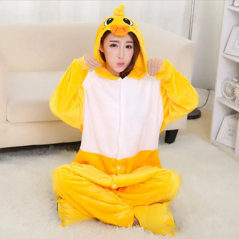 Yellow Duck Kigurumis Onesie Pajama Sleepwear Yellow Duck Kigurumis Onesie Pajama Sleepwear