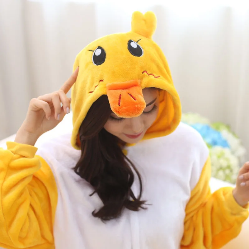 Yellow Duck Kigurumis Onesie Pajama Sleepwear Yellow Duck Kigurumis Onesie Pajama Sleepwear