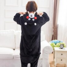 Kumamon Cartoon Bear Kigurumi Onesie Pajama Jumpsuit Kumamon Cartoon Bear Kigurumi Onesie Pajama Jumpsuit