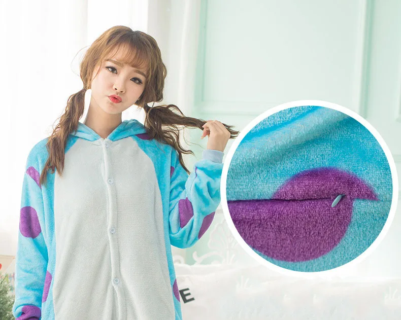 Monster Sullivan Kigurumi Onesie Pajamas Sleepwear