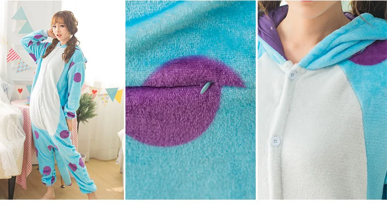 Monster Sullivan Kigurumi Onesie Pajamas Sleepwear