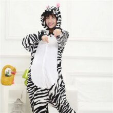Zebra Kigurumi Onesie Pajama Sleepwear Zebra Kigurumi Onesie Pajama Sleepwear