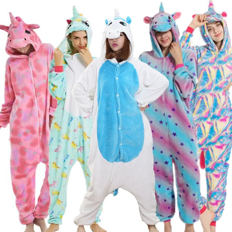 Unicorn Pajama Kigurumi Onesie Sleepwear