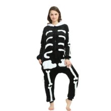 Kigurumi Onesie Skull Skeleton Warm Loose Soft Pajama Sleepwear Kigurumi Onesie Skull Skeleton Warm Loose Soft Pajama Sleepwear
