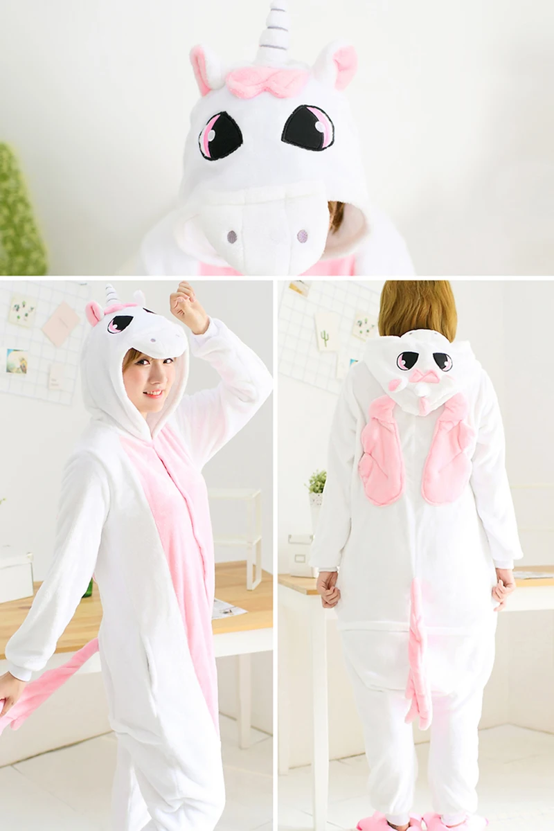 Kigurumi Onesie Cartoon Unicorn And Animal Pajama Hoodie Costume Kigurumi Onesie Cartoon Unicorn And Animal Pajama Hoodie Costume