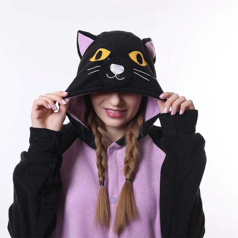 Kigurumi Onesie Cat Pajama Nightie Sleepwear