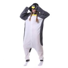 Kigurumi Onesie Grey Penguin Hooded Pajama Costume Kigurumi Onesie Grey Penguin Hooded Pajama Costume