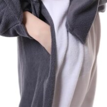 Kigurumi Onesie Grey Penguin Hooded Pajama Costume Kigurumi Onesie Grey Penguin Hooded Pajama Costume