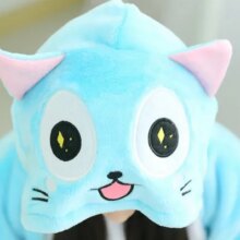 Kigurumi Onesie Happy Blue Cat Pajama Costume Kigurumi Onesie Happy Blue Cat Pajama Costume
