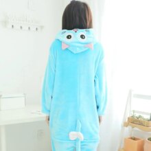 Kigurumi Onesie Happy Blue Cat Pajama Costume Kigurumi Onesie Happy Blue Cat Pajama Costume