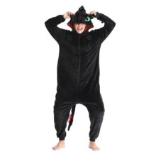 Train Toothless Dragon Kigurumi Onesie Pajama Costume Train Toothless Dragon Kigurumi Onesie Pajama Costume