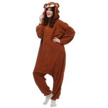 Kigurumi Onesie Brown Teddy Bear Pajama Costume Kigurumi Onesie Brown Teddy Bear Pajama Costume