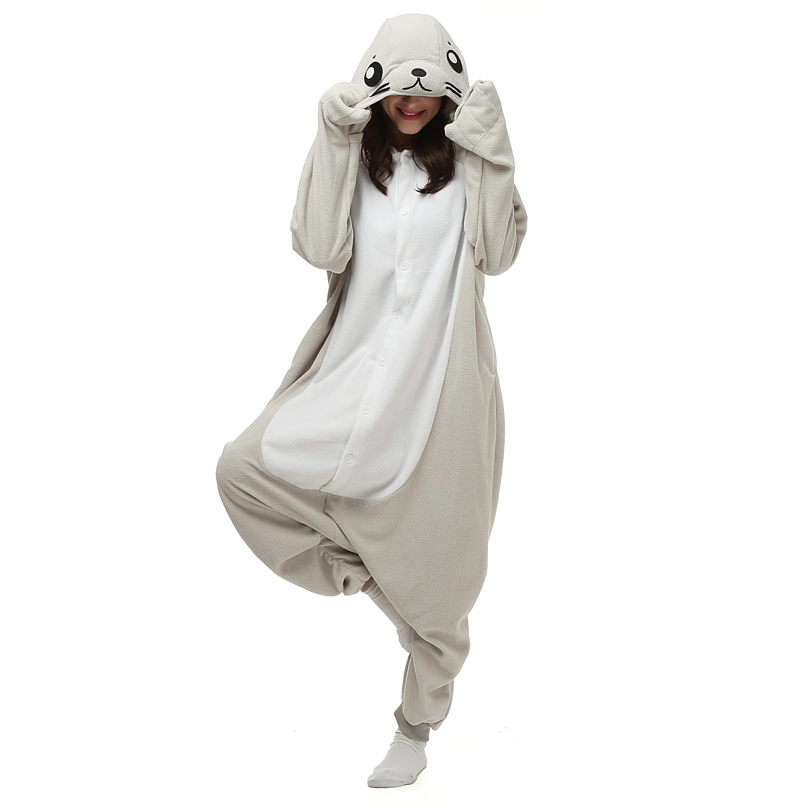 Kigurumi Sea Lion Pajamas Halloween Home Costume