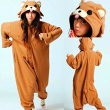 Animal Brown Pedo Bear Kigurumi Onesie Pajama Animal Brown Pedo Bear Kigurumi Onesie Pajama
