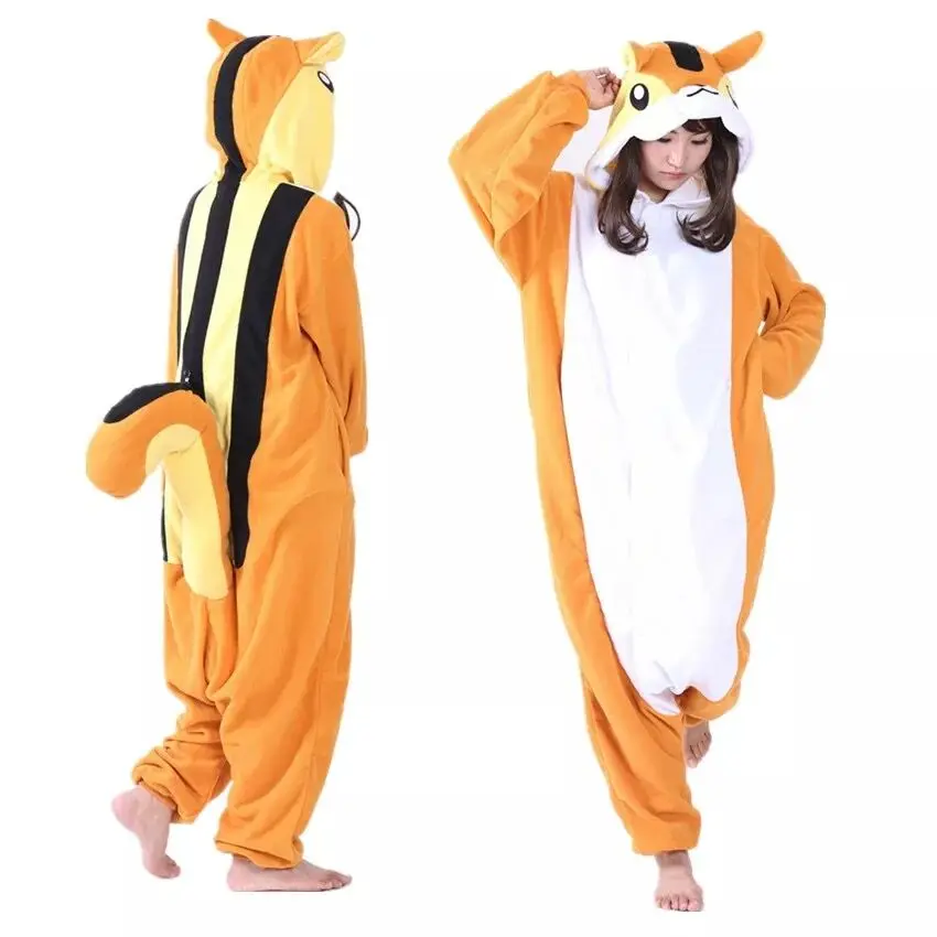 Chipmunk Squirrel Kigurumi Onesie Pajama Jumpsuit