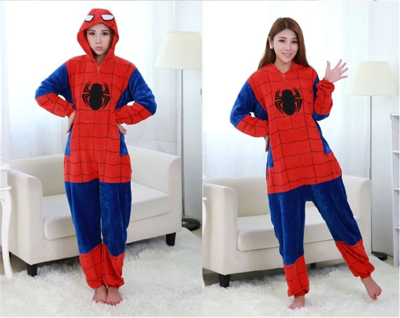 Superhero Hero Captain America Iron Man Batman Kigurumi Onesie Pajama Costume