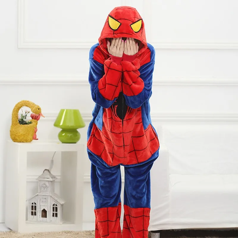 Superhero Hero Captain America Iron Man Batman Kigurumi Onesie Pajama Costume
