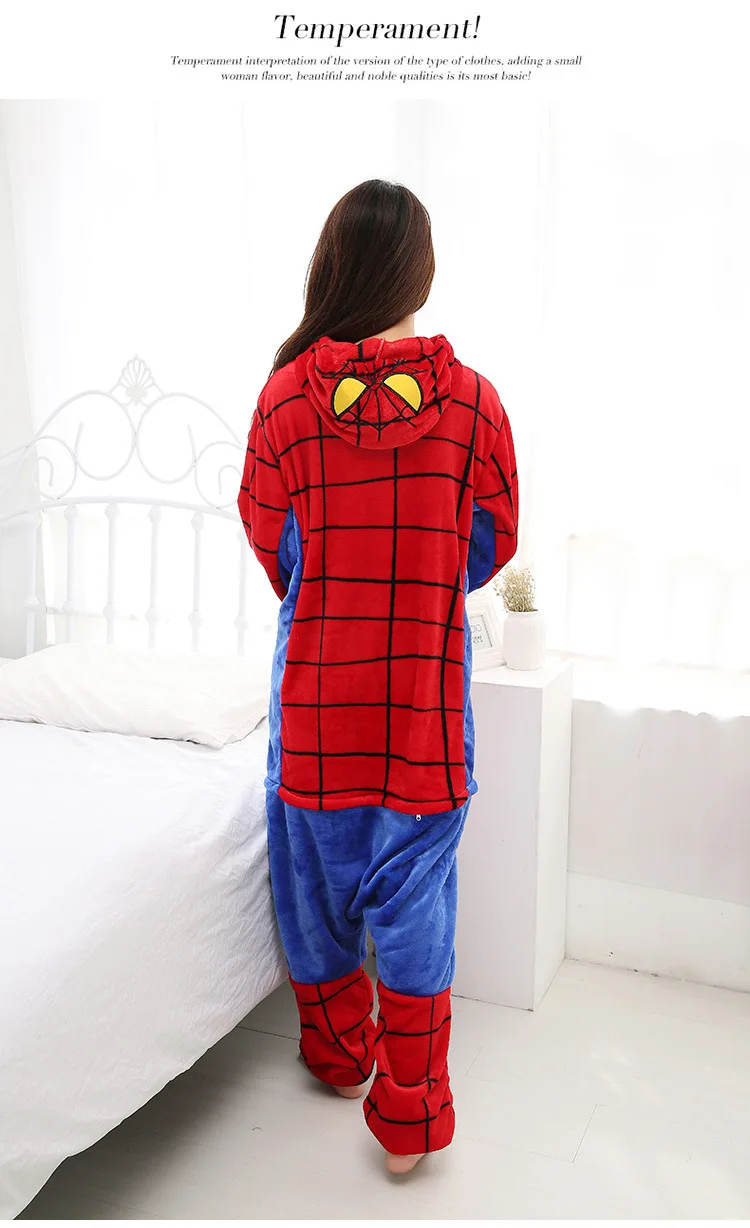 Superhero Hero Captain America Iron Man Batman Kigurumi Onesie Pajama Costume