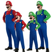 Mario Bros Cosplay Uniform Costume For Party Mario Bros Cosplay Uniform Costume For Party