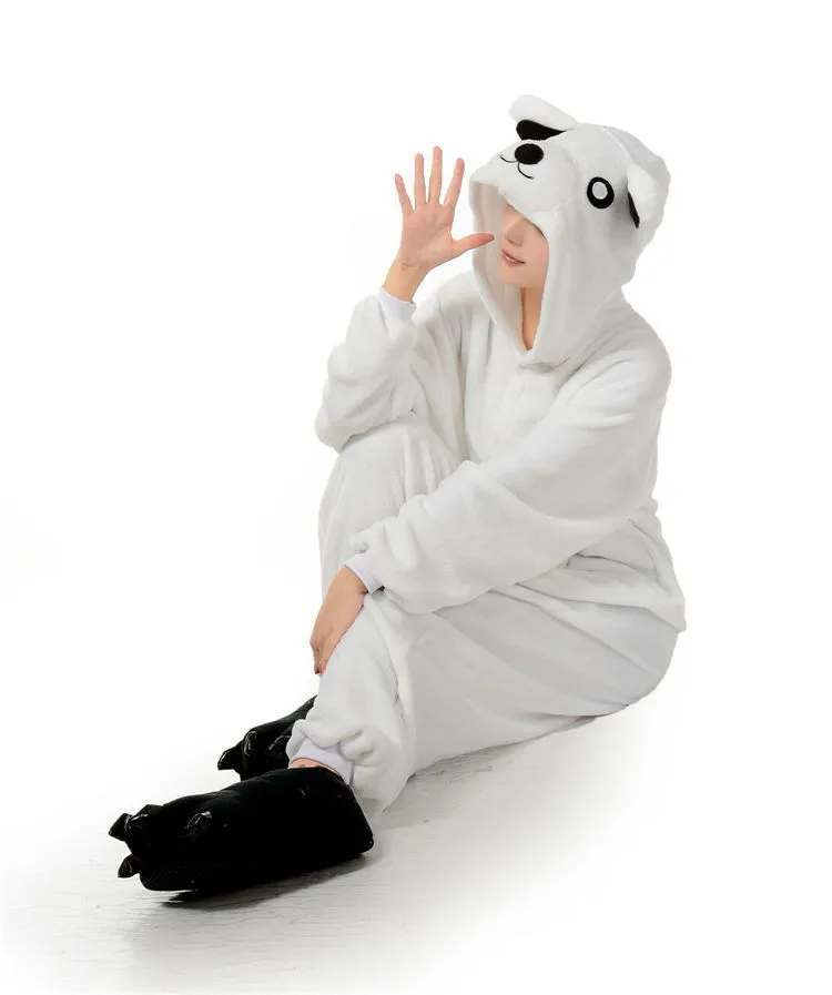 Polar Bear, Tiger Kigurumi Onesie Pajama Costumes For Kids