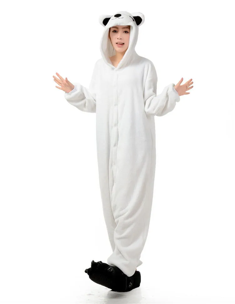 Polar Bear, Tiger Kigurumi Onesie Pajama Costumes For Kids