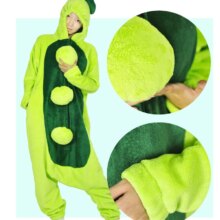 Sweet Green Peas Kawaii Pajama Costume Sweet Green Peas Kawaii Pajama Costume