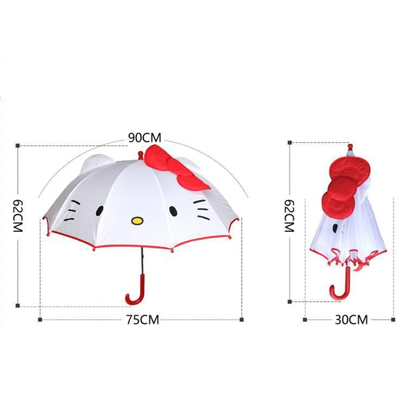 Stitch/Kitty/Mickey Cartoon Long Handle Automatic Umbrella Stitch/Kitty/Mickey Cartoon Long Handle Automatic Umbrella