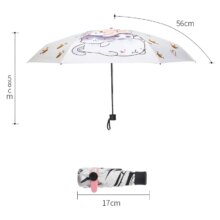 Cat Cartoon Mini Sun UV Rain Umbrellas Cat Cartoon Mini Sun UV Rain Umbrellas